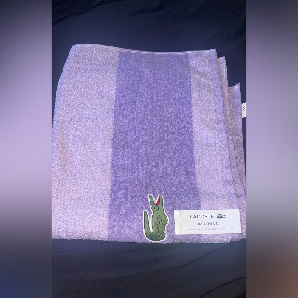Lacoste unisex Bath towel